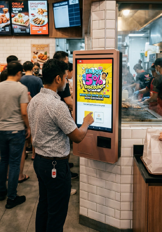 Food & Takeaways Kiosk Solutions